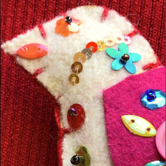 Bird Christmas ornament hand crafted in India - Picture 3 of 9